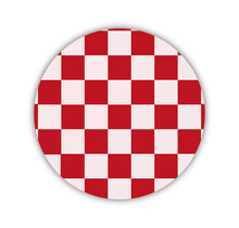 Onderzetter | Ruitjes | Vintage Rose