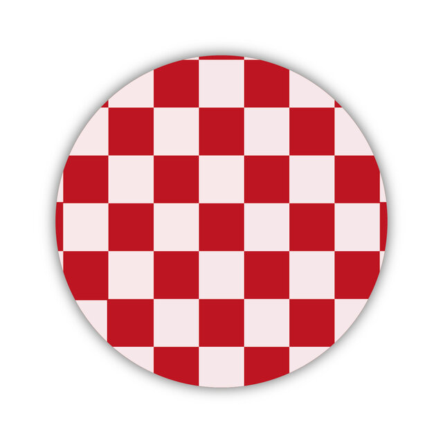 Onderzetter | Ruitjes | Vintage Rose