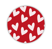 Onderzetter | Hartjes | Vintage Rose