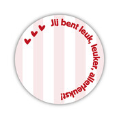 Onderzetter | Leuk, leuker, allerleukst | Vintage Rose