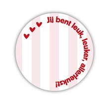 Onderzetter | Leuk, leuker, allerleukst | Vintage Rose