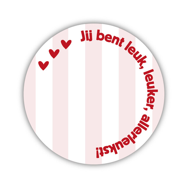 Onderzetter | Leuk, leuker, allerleukst | Vintage Rose