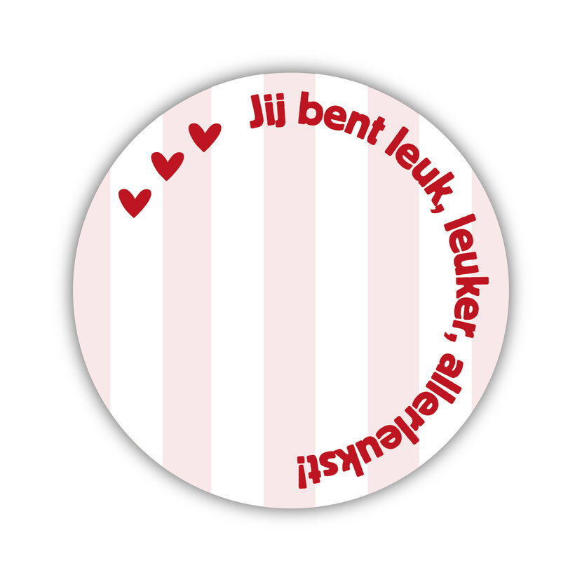 Onderzetter | Leuk, leuker, allerleukst | Vintage Rose