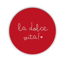 Onderzetter | La dolce vita! | Vintage Rose