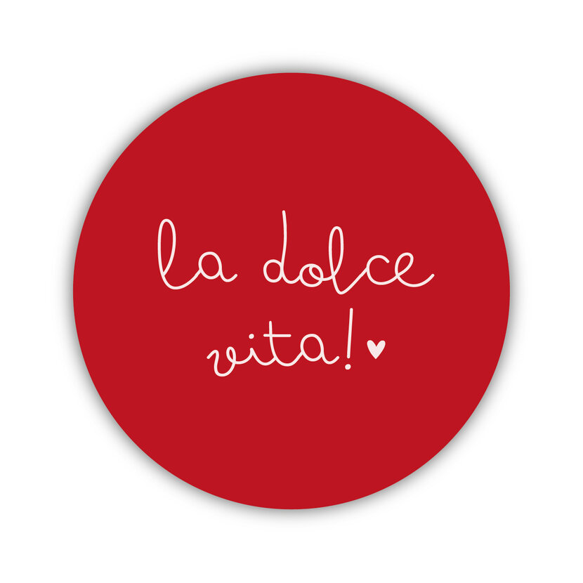 Onderzetter | La dolce vita! | Vintage Rose