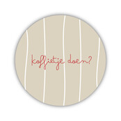 Onderzetter | Koffietje doen? | Nature greens