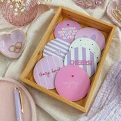 Onderzetter | Theetje doen? | Pink