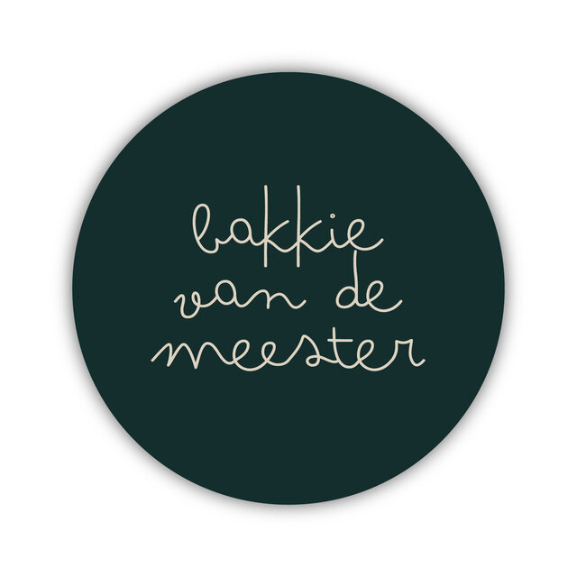 Onderzetter | Bakkie van de meester | Nature greens