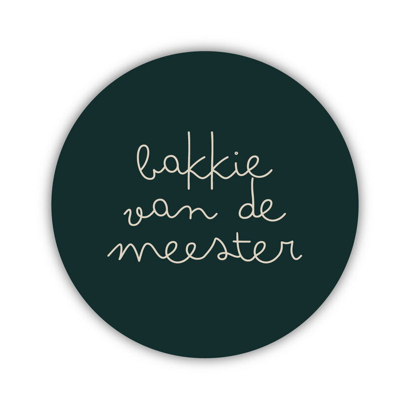 Onderzetter | Bakkie van de meester | Nature greens