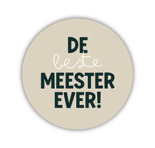 Onderzetter | Leukste meester ever | Nature greens