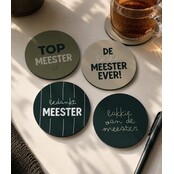 Onderzetter | Leukste meester ever | Nature greens