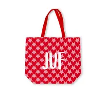 Shopper | Tas voor de juf | Hartjes