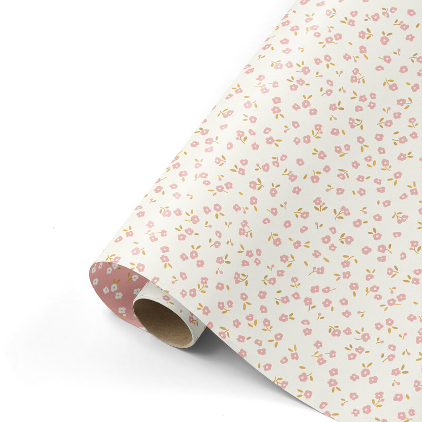 Rol inpakpapier | Bloemetjes | 3 meter