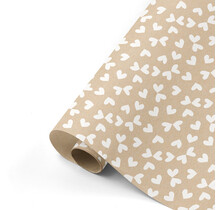 Rol inpakpapier | Big Hearts Kraft | 3 meter