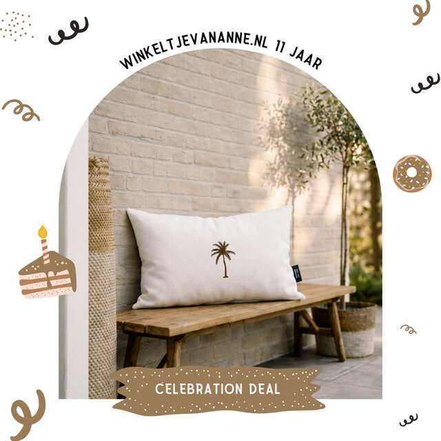 FEEST DEAL | Buitenkussen Palm