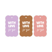 Cadeaulabel set | Bubble Teksten