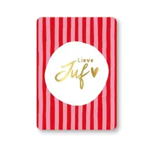 Ansichtkaart | Lieve juf