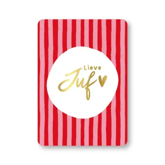 Ansichtkaart | Lieve juf