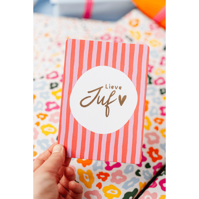 Ansichtkaart | Lieve juf