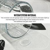 Tafelkleed | Retro Hartjes | Formaat 201 / 120