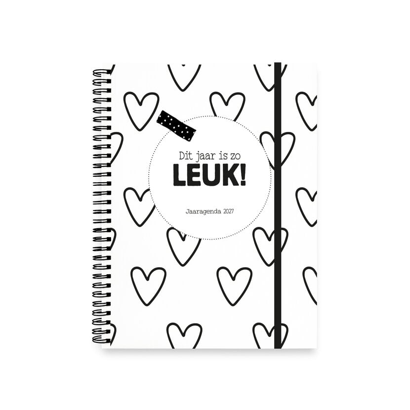 Agenda 2027 | Verticale schrijfrichting | Met gratis stickervel | PRE ORDER