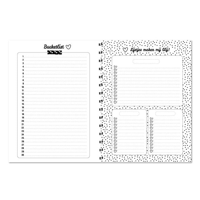 Agenda 2027 | Horizontale schrijfrichting | Met gratis stickervel | PRE ORDER