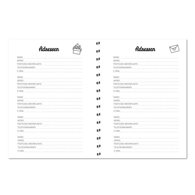 Agenda 2027 | Horizontale schrijfrichting | Met gratis stickervel | PRE ORDER