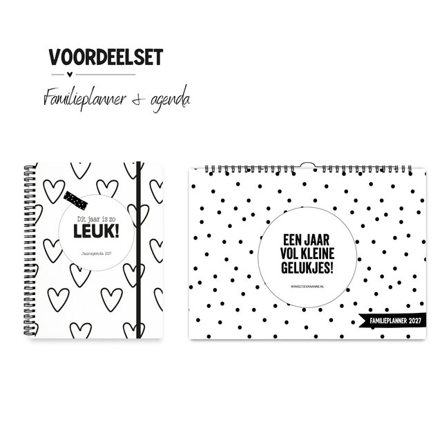 Voordeelset | Agenda en familieplanner 2027 | PRE ORDER