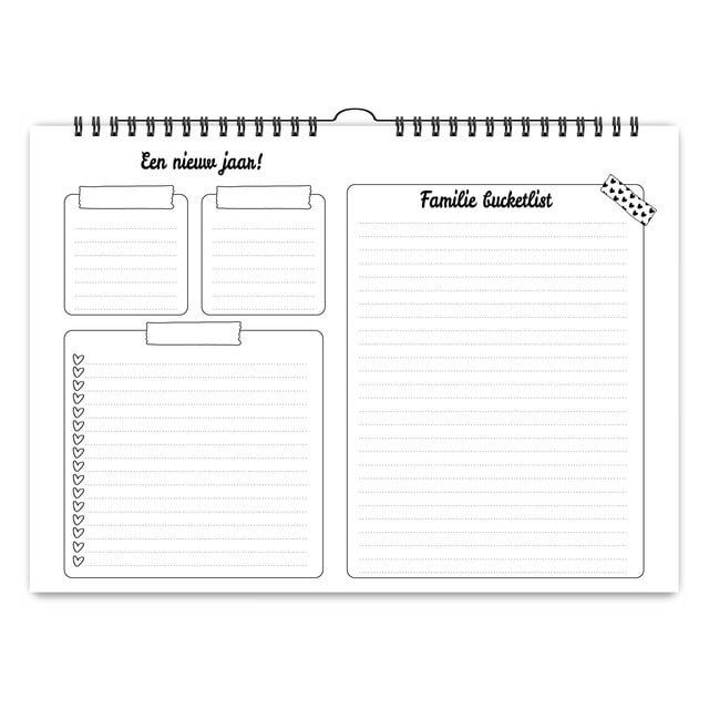 Familieplanner 2027 | A4 | Met gratis stickervel | PRE ORDER