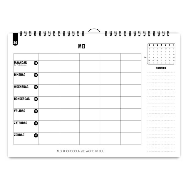 Familieplanner 2027 | A4 | Met gratis stickervel