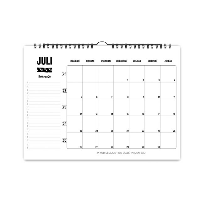 Maandkalender 2027 | A3