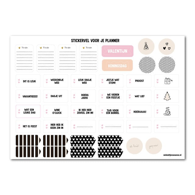 Familieplanner 2027 | A4 | Met gratis stickervel | PRE ORDER