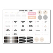 Stickervel voor bij je planner | A4