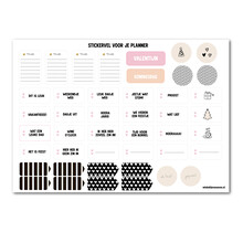 Stickervel voor bij je planner | A4