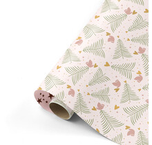 Rol inpakpapier | Boompjes Pink | 3 meter