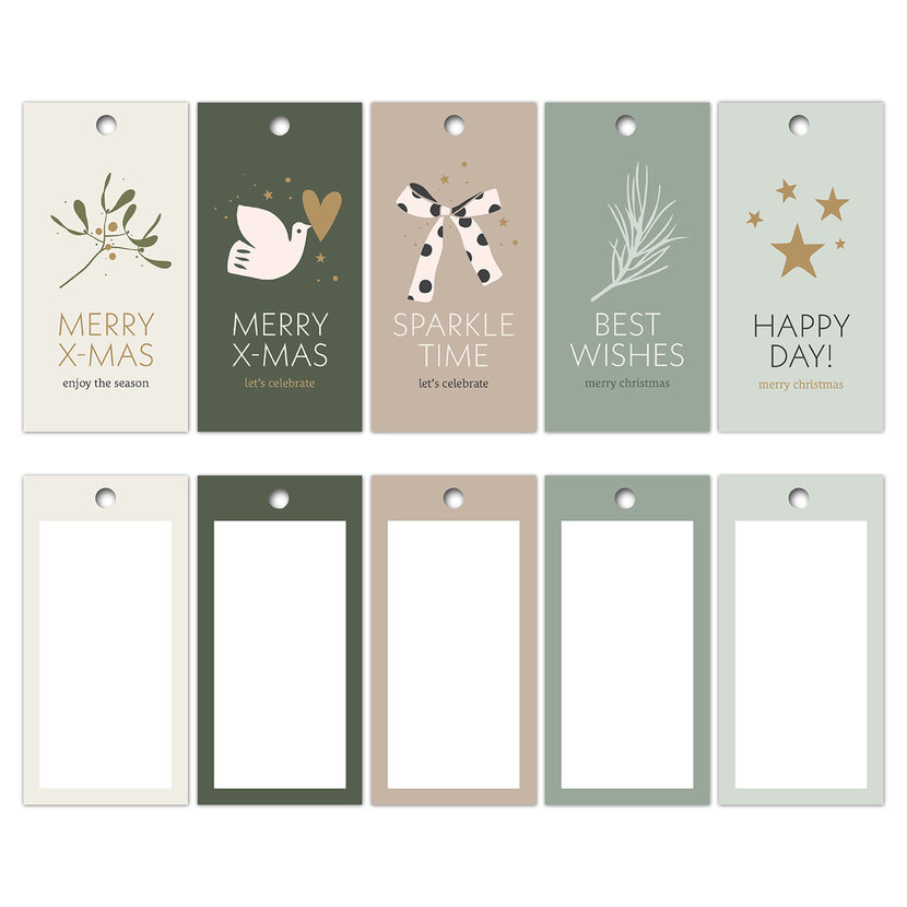 Cadeaulabel set | Gift labels | Kerstmis