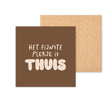 Kleurrijke tegel | 11 CM | Thuis | Bruin