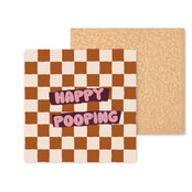 Kleurrijke tegel | 11 CM | Wc tegel | Happy pooping | Terracotta