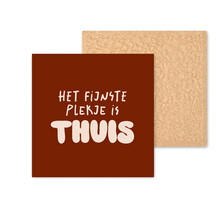 Kleurrijke tegel | 11 CM | Fijnste plekje is thuis
