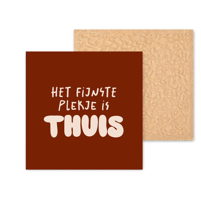 Kleurrijke tegel | 11 CM | Fijnste plekje is thuis