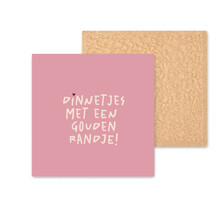 Kleurrijke tegel | 11 CM | Dinnetjes | Vintage Pink