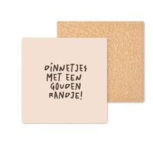 Kleurrijke tegel | 11 CM | Dinnetjes | Beige