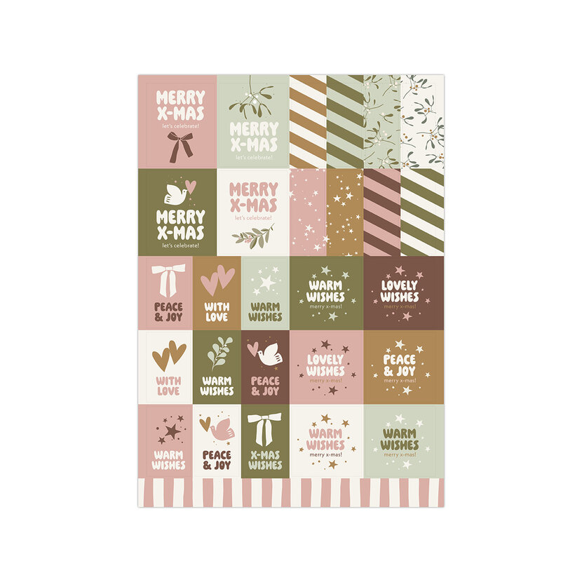 Stickervel  | Kerstmis