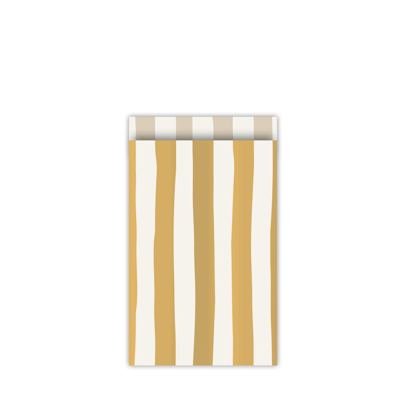 Kadozakjes | Strepen | Goud | 5 stuks