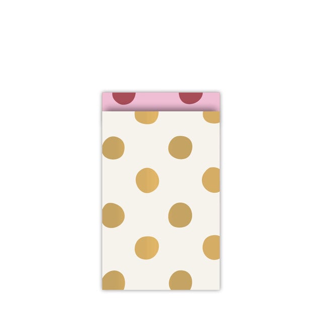 Kadozakjes | Dots | Goud | 5 stuks