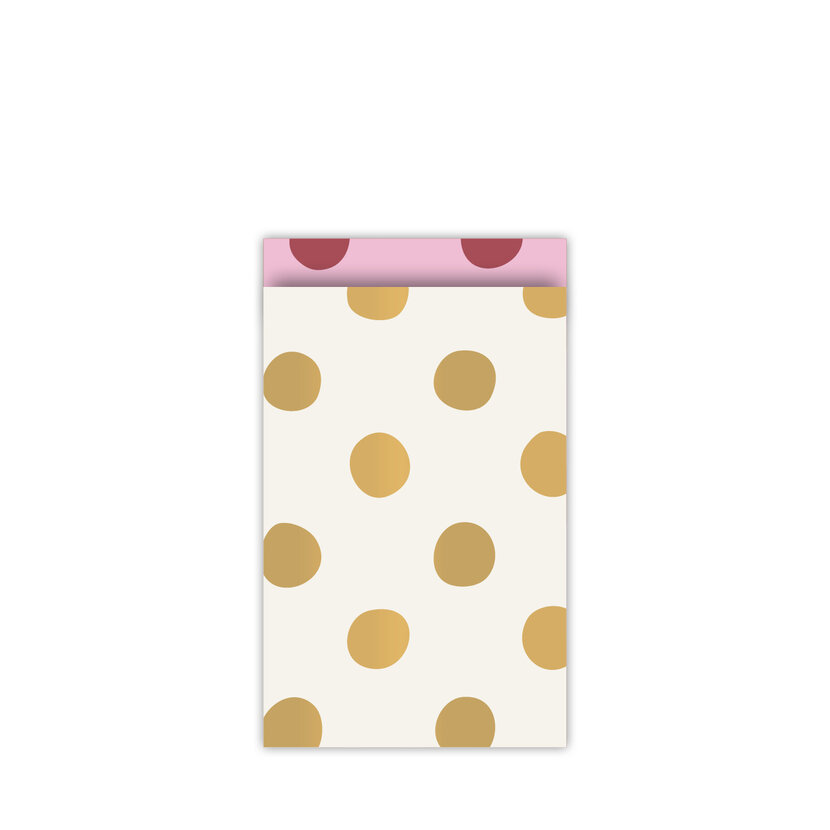 Kadozakjes | Dots | Goud | 5 stuks