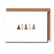 Kerstkaart | Kerstboompjes