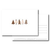 Kerstkaart | Kerstboompjes
