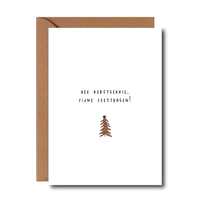 Kerstkaart | Kerstgekkie