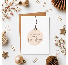 Kerstkaart | Liefs voor de feestdagen